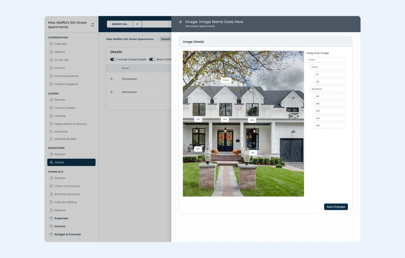 Property management platform — product design
